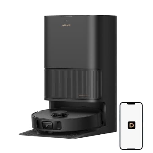 DREAME L40s Ultra CE Robot Vacuum and Mop Combo with Self-Emptying Dock, 13,000Pa Suction, Mop Self-Cleaning and Auto-Raising, Ultrasonic Carpet Sensing, Ideal for Pet Hair, Carpet and Hard Floors