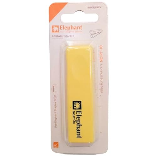 Mini Stapler, Small Stapler, Thin Flat Compact Portable Pocket Slim Cute for Office Students Classroom School Travel (Yellow) 9