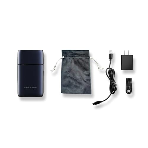 Blade & Stone PS501 Foil Shaver for Men – Dual Foil Cordless Shaver with Graphene-X Blades and 8000 RPM Digital Motor – All-Metal, Rechargeable Wet and Dry Razor – Dark Night 9