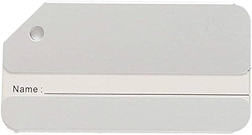 Aluminum Luggage Tag Travel Baggage Tag Suitcase ID Address Labels with Locking Cables Sliver 5