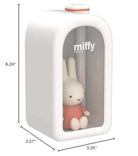 Mipow X Miffy Cool Mist Humidifier - Ultrasonic Quiet , Mini Cute Humidifier with Night Light for Bedroom/Babies Nursery/Office, 380ml 7