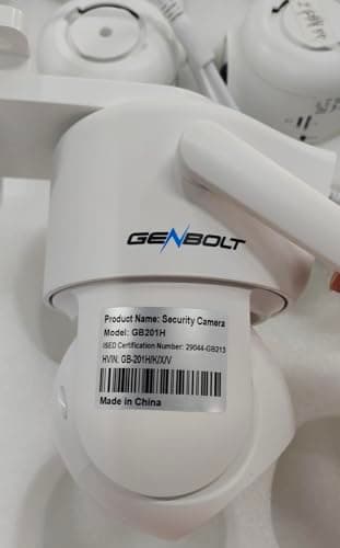 GENBOLT PTZ WiFi Security Camera Outdoor with Dual Lens, CCTV Surveillance with Dual View, Cloud Storage Upgraded with Color Night, Auto Tracking Humanoid Detection [DC&PoE] 7