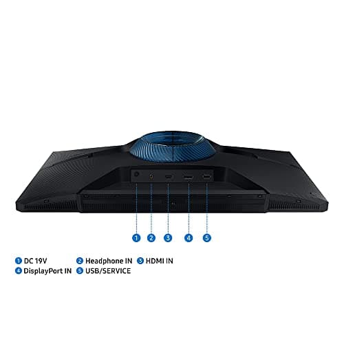 SAMSUNG 24" Odyssey G32A FHD 1ms 165Hz Gaming Monitor with Eye Saver Mode, Free-Sync Premium, Height Adjustable Screen for Gamer Comfort, VESA Mount Capability, LS24AG320NNXZA 8