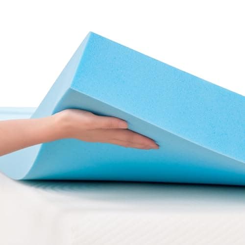 Hokway 4 Inch Mattress Topper Memory Foam Twin XL Mattress Pad Bed Topper Ventilated High Density Pad, CertiPUR-US Certified, Medium Firm