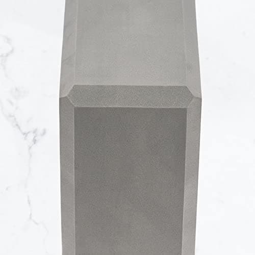 MYGA Yoga Block - Lightweight EVA Foam Yoga Brick - High Density Non-Slip Block for Yoga Poses, Pilates, Balance and Flexibility - Grey 6