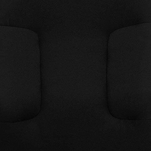 Flash Furniture Garver Mid-Back Black Fabric Executive Swivel Office Chair with Nylon Arms 11