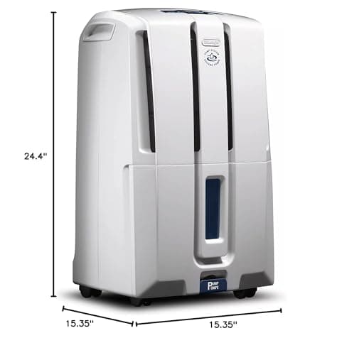 De'Longhi 50 Pint Dehumidifier with Pump, White 12