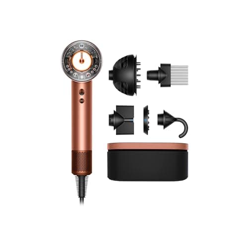 Dyson Supersonic Nural™ Hair Dryer, No Heat Damage, 5 Intelligent attachments with Diffuser & Styling Concentrator, Scalp Health, All Hair Types