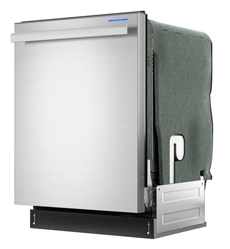 Sharp SDW6736MS 24-inch Stainless Steel Dishwasher, Third Rack, Library Quiet 47 dB, Power Wash Sprayer 19