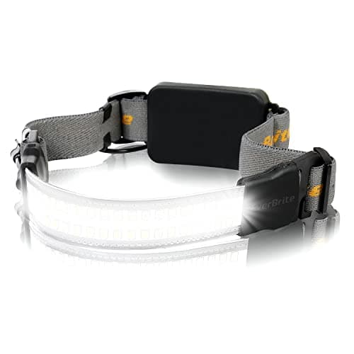 EverBrite Widebeam LED Headlamp, 210°Broadbeam Illumination, 500 Lumens, 3 Lighting Modes, Perfect for Trail Running, Camping and Hiking, 3 AAA Battery Powered