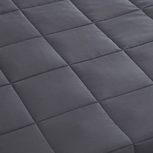 L'AGRATY Weighted Blanket - 36"x48" 5lbs Microfiber Material with Glass Beads Small Blanket for All-Season Summer Fall Winter Soft Thick 7