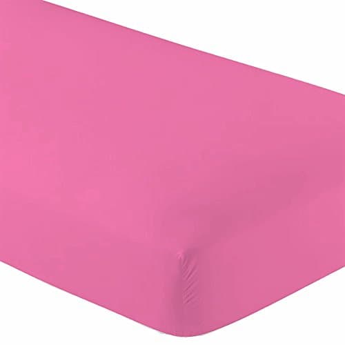 Microfiber 2 Twin XL Fitted Bottom Bed Sheets (2-Pack) 1800 Ultra Soft and Comfy - 15" Deep Pocket, 39" x 80" Great for Dorm Room, Hospital & Split King Dual Adjustable Beds (Pink, Twin XL)