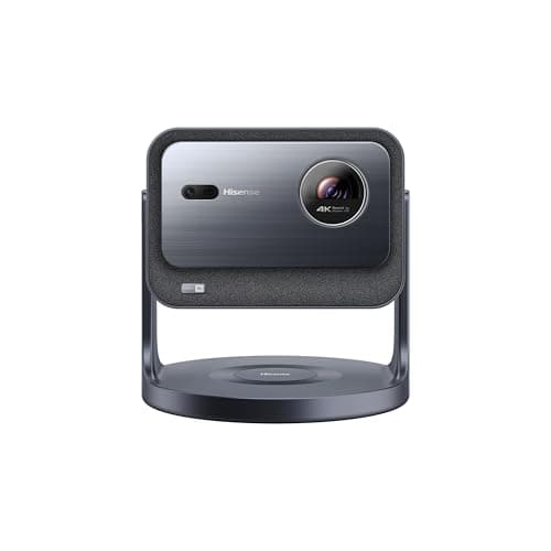 Hisense Laser Mini Projector C2, 65-300", Gimbal Design, 4K, Triple Color Laser, 110% BT.2020, 2000 ANSI Lumens, 1700:1 Native Contrast, Dolby Vision, HSR240, Sound by JBL