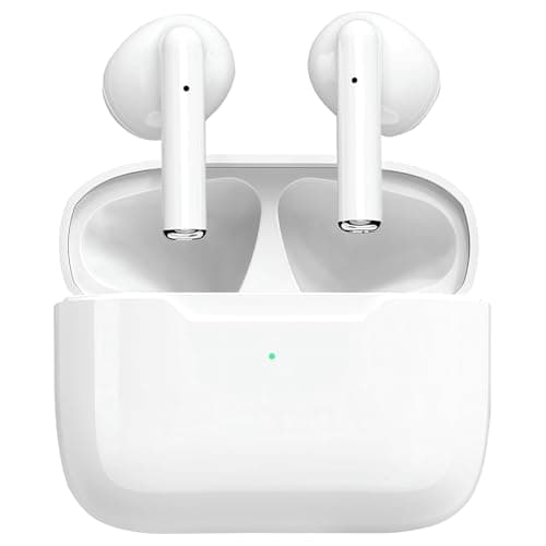 Wireless Earbuds Bluetooth 5.4 Headphones Bass Stereo Wireless Earphones with 4 ENC Noise Cancelling Mic HiFi Stereo IPX8 Waterproof 48H Playtime In-Ear Bluetooth Ear buds for iPhone/iOS/Android Phone