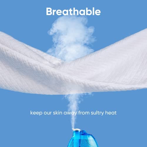 Hanherry 100% Waterproof Mattress Protector Queen Size, Mattress Cover 3D Air Fabric Cooling Mattress Pad Cover Smooth Soft Breathable Noiseless, 8''-21'' Deep Pocket 5