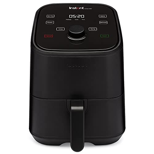 Instant Pot Vortex 2QT Mini Air Fryer,Small Air fryer that Crisps,Reheats,Bakes,Roasts for Quick Easy Meals, Includes over 100 In-App Recipes,is Dishwasher-Safe, from the Makers of Instant Pot, Black
