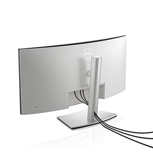 Dell U3421WE UltraSharp Curved Monitor, 34.14 Inch Ultrawide Monitor WQHD (3440 x 1440p at 60Hz), in-Plane Switching Technology, 100mmx100mm VESA Mounting Support, Platinum Silver 9