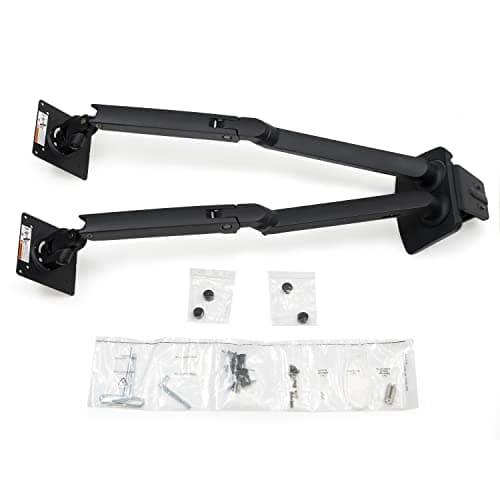 Ergotron – MXV Dual Monitor Arm, VESA Desk Mount – for 2 Monitors Up to 24 Inches, 7 to 20 lbs Each – Matte Black 7