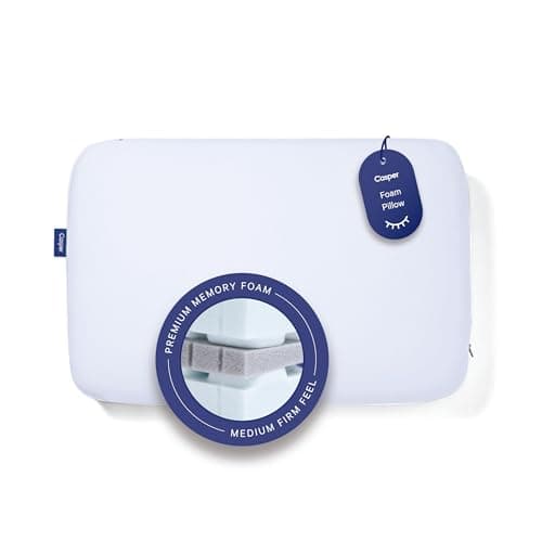 Casper Sleep Foam Pillow, Standard, White