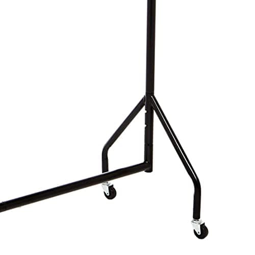 Amazon Basics Heavy Duty Portable Rolling Garment Rack, Hanging Clothes Organizer Rail for Display and Storage, Easy to Assemble, 19 x 60 x 48 inches, Black 6