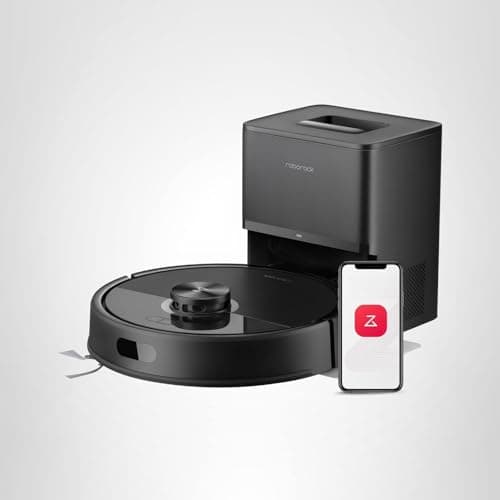 roborock Q7 M5+ Robot Vacuum and Mop, Upgraded from Q5 Max+, Up to 7-9 Weeks Self-Empty, 10000Pa Suction, Dual Anti-Tangle System for Pet Hair & Carpet, PreciSense LiDAR Navigation, App Control, Black 10