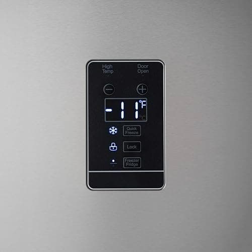 Newair Upright Freezer | 13.8 Cu. Ft., Garage-Ready Stand Up Freezer with Digital Controls, Auto Defrost, Fast Freeze Mode & LED Lighting | Stainless Steel 9