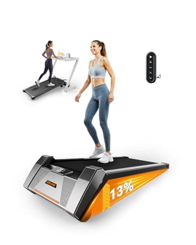 Walking Pad with Auto Incline, 13% BESTGOD Under Desk Treadmill for Home Office 450LBS Weight Capacity, 2.5HP Incline Walking Pad with Remote Control and LED Display