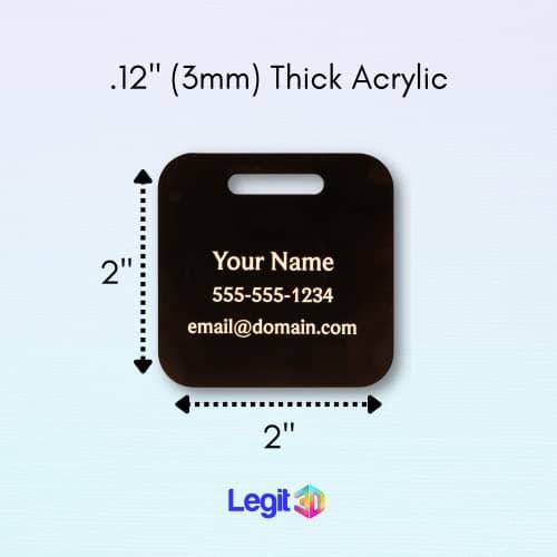 Custom Luggage Tags (3 or 6 Pack) - Personalized Unique Suitcase & Backpack Travel, Durable, Waterproof & Heavy Duty (Orange) 9