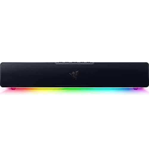 Razer Leviathan V2 X PC Soundbar with Full-Range Drivers - Compact Design - Chroma RGB - USB Type C Power and Audio Delivery - Bluetooth 5.0 - for PC, Laptop, Smartphones, Tablets & Nintendo Switch