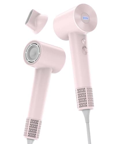 OSOU Hair Dryer, Negative Ionic Hair Dryers, High-Speed Blow Dryer with 110, 000 RPM Brushless Motor, Fast Drying Lightweight Travel Hairdryer, Low Noise Home Hair Dryer with Smooth Nozzle