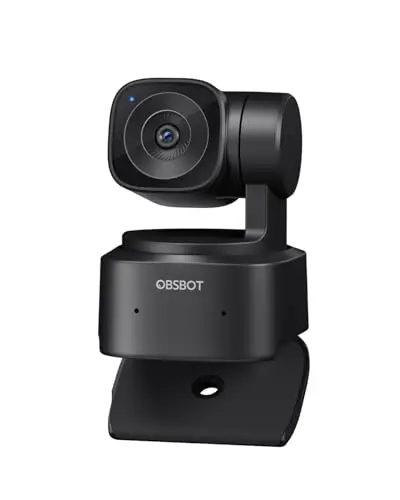 OBSBOT Tiny SE 1080P 100FPS Webcam for PC, AI Tracking PTZ Streaming Camera with 1/2.8" Sensor, Gesture Control, Dual ISO, Staggered HDR, Web Camera for Desktop Computer, Laptop, Meeting, Video Calls.