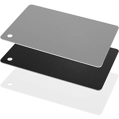 Anwenk Grey White Balance Card 18% Exposure Photography Custom Calibration Camera Checker for DSLR and Film 6