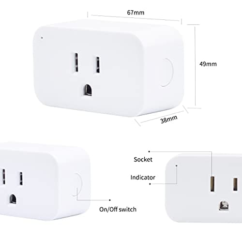 THIRDREALITY Smart Plug 4 Pack, 15A Smart Outlet with Timer Function, Zigbee Repeater, ETL Certified, Requires ZigBee Hub, No Power Meter 5