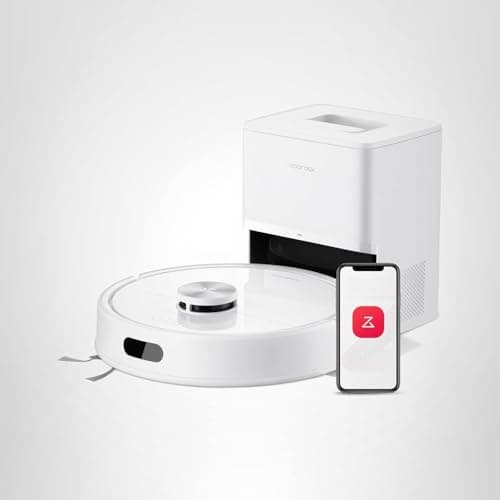 roborock Q7 M5+ Robot Vacuum and Mop, Upgraded from Q5 Max+, Up to 7-9 Weeks Self-Empty, 10000Pa Suction, Dual Anti-Tangle System for Pet Hair & Carpet, PreciSense LiDAR Navigation, App Control, White 10