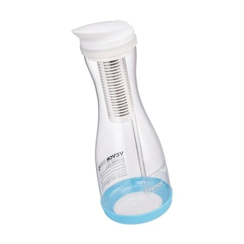 VEVOR Water Filter Pitcher, 6 Cup Glass Water Filter Dispenser, Fast & Compact Fridge-Friendly Water Filtration System, No BPA, Lasts 3 Months or 211 Gallons, Reduces Chlorine, Rust, Odors, PFOA/PFOS 11