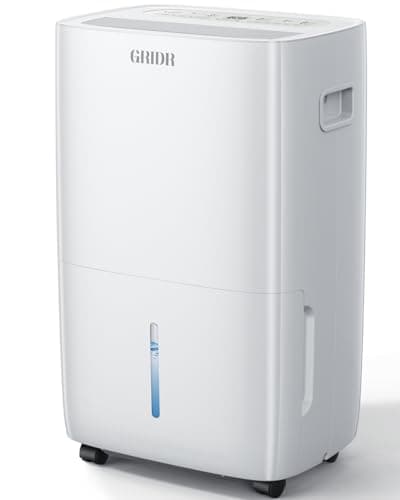 4500 Sq.Ft Energy Star Dehumidifier for Basement with Pump, Max 80 Pint/D(Standard 50Pint/D) Dehumidifier with Drain Hose, 8L Water Tank, Intelligent Humidistat, for Home, Bedroom, Bathroom