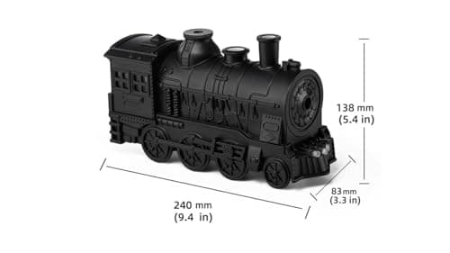 Essential Oil Diffuser, 300ml Train Diffuser, Aromatherapy and Cool Mist for Kids or Enthusiasts, Humidifier with Remote Control 2 Light Colors 2 Mist Mode Auto Shut-Off for Toy Store Home Office 8