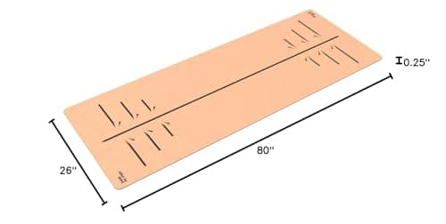 Performance Cork Yoga Mat For Men and Women - Non Slip, Extra Thick Grip. Thicker, Longer, and Wider for More Comfort and Support. Tough Enough For Hot Yoga. Natural, Non Toxic, and Eco Friendly. 10