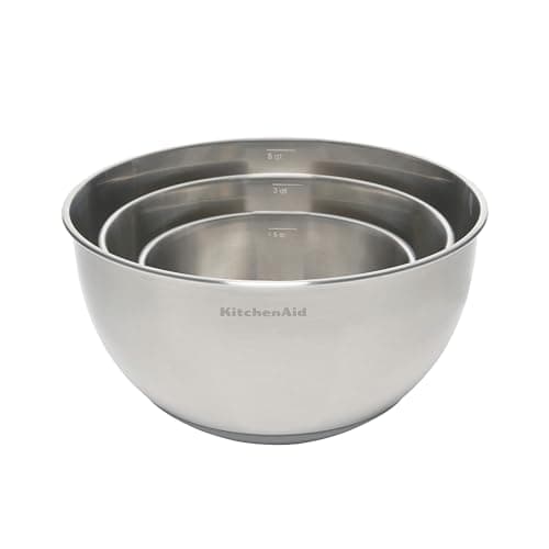 KitchenAid Stainless Steel Mixing Bowls, Set Of 3 7