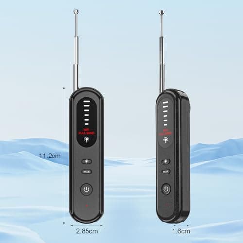 Aleanu Hidden Camera Detector, 2025 Hidden Bug and Device GPS Detector for Trave, Hotels, Home, Office, 6 Levels Sensitivity 6