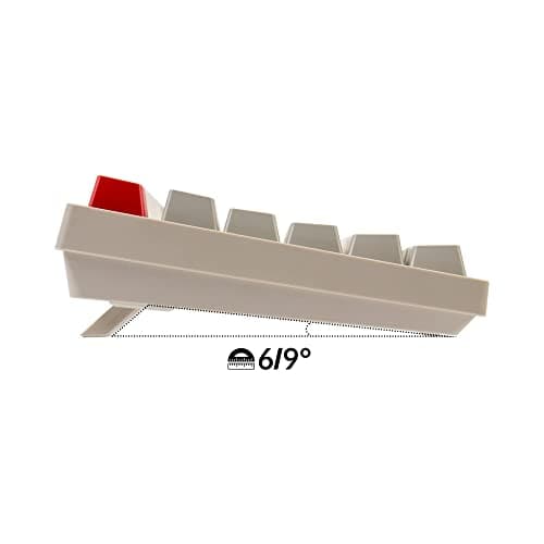 Keychron C2 Full Size Hot-swappable Wired Mechanical Keyboard Compatible with Mac, Keychron Brown Switch, 104 Keys ABS Retro Color Keycaps Gaming Keyboard for Windows, USB-C Type-C Braid Cable 6