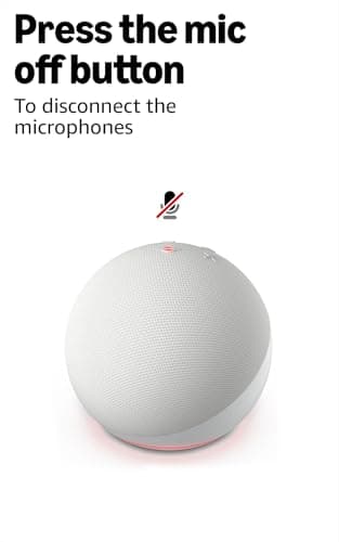 Amazon Echo Dot (newest model) - Vibrant sounding speaker, Designed for Alexa+, Great for bedrooms, dining rooms and offices, Glacier White 6