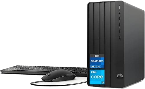 HP 290 G9 Desktop Computer, 13th Gen Intel Core i3-13100 Processor (Up to 4.50GHz)- 32GB RAM - 1TB PCIe SSD - HDMI, VGA, Wire Keyboard & Mouse, Wi-Fi, Windows 11 Pro