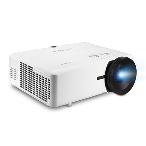 ViewSonic LS921WU 6000 Lumens WUXGA Short Throw Laser Projector for 200 Inch Screen, Dual HDMI, 4K HDR HLG Support, 1.1x Optical Zoom for Business and Education, White