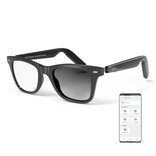 GetD 2026 AI Glasses for Men & Women, Smart Glasses Powered by ChatGPT, AI Real-time Translation with 145 Languages, 11H Music Play, Bluetooth Glasses with Photochromic Lens for Daily Use, Travel