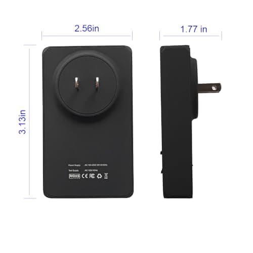 HAPHID Ionizer Air Purifier, Plug in Air Purifier with 8 Carbon Fiber Heads to 40 Million Anions/Sec, Filterless Ion Air Purifier for Home/Office Purify: Bathroom Odor, Pets Smell, Dust Etc(3-Pack) 9