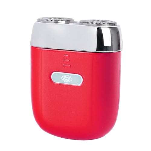 Mini Electric Shaver - USB C Fast Charge Portable Small Shavers for Men, Dual Head Pocket Shaver Washable Travel Electric Razor, Powerful Wet and Dry Mini Razor, Easy One Button Use (Blue)