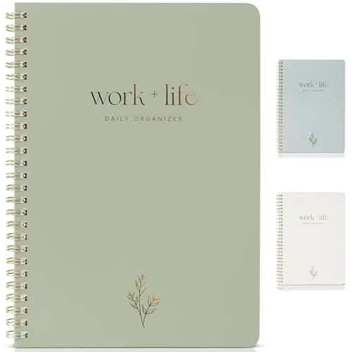 Beautiful Daily Planner and To Do List Notebook For Work And Life - The Perfect Undated Planner to Easily Organize Tasks and Appointments - Stylish Office and School Supplies for Women