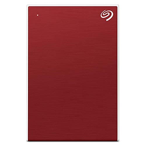 Seagate Backup Plus Portable 5TB External Hard Drive HDD – Red USB 3.0 for PC Laptop and Mac, 1 year MylioCreate, 2 Months Adobe CC Photography & 2-year Rescue Service (STHP5000403) 5