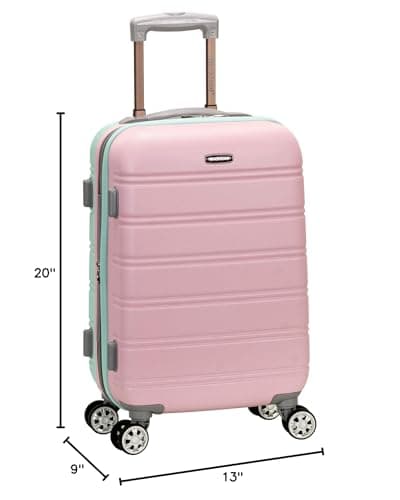 Rockland Melbourne Hardside Expandable Spinner Wheel Luggage, Mint, Carry-On 20-Inch 11